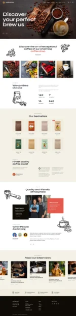 Aromatica - Cafe & Coffee Shop WordPress Theme - Image 2