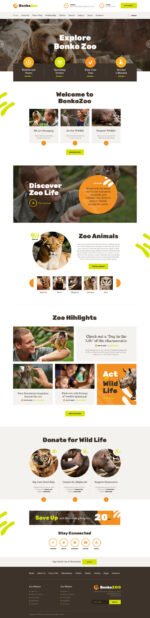Bonko | Safari & Zoo WordPress Theme