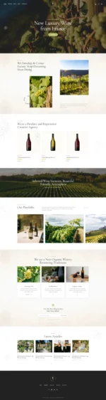 Chardonnay - Wine Store & Vineyard WordPress Theme