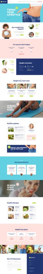 Gracioza | Weight Loss Company & Healthy Blog WordPress Theme