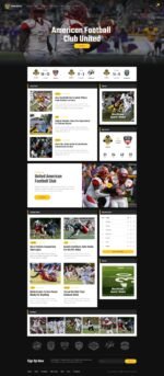 Gridiron | American Football & NFL Superbowl Team WordPress Theme