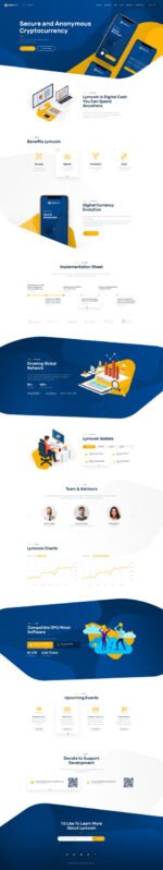 Lymcoin | Cryptocurrency & ICO WordPress Theme