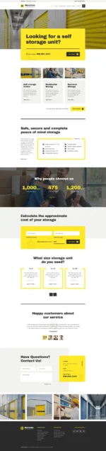 MaxCube | Moving & Self Storage Relocation Business WordPress Theme