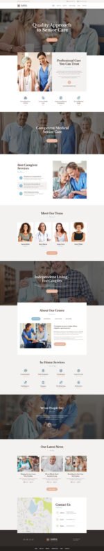 PathWell | A Senior Care Hospital WordPress Theme