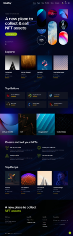 Quirky - NFT, Token & Blockchain WCFM Marketplace WordPress Theme