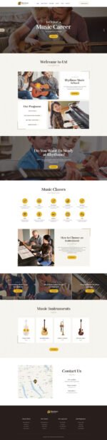 Rythmo | Arts & Music School WordPress Theme