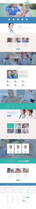 Saveo | In-home Care & Private Nursing Agency WordPress Theme