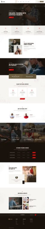 Tacticool | Shooting Range & Gun Store WordPress Theme