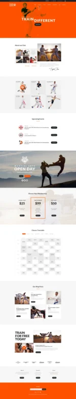 Tiger Claw | Martial Arts School and Fitness Center WordPress Theme