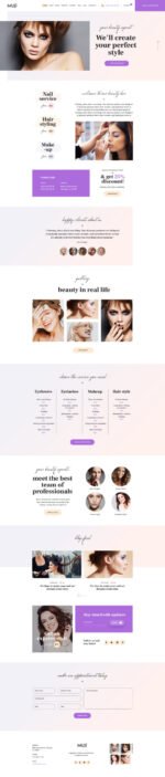 Muji | Beauty Shop & Spa Salon WordPress Theme