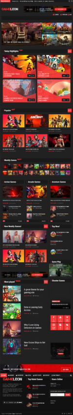 Gameleon - WordPress Gaming & Magazine Theme