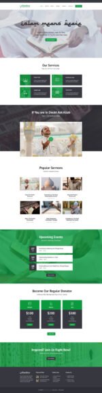 Alhambra | Mosque & Islamic Centre Church WordPress Theme + RTL - Image 3