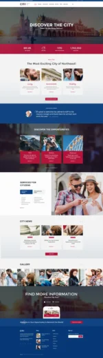 City Government & Municipal Portal Political WordPress Theme