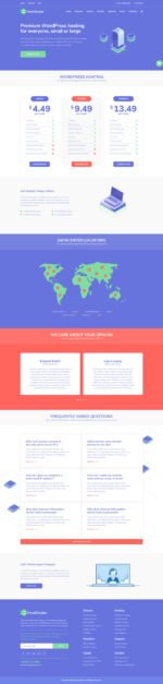 HostCluster - WHMCS Hosting WordPress Theme