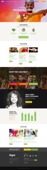 Hope | Non-Profit, Charity & Donations WordPress Theme + RTL