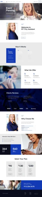Miller | Personal Assistant & Administrative Services WordPress Theme