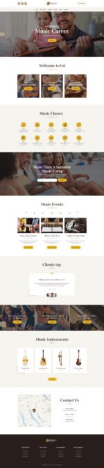 Rythmo | Arts & Music School WordPress Theme