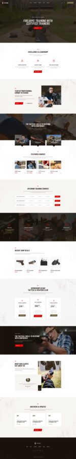 Tacticool | Shooting Range & Gun Store WordPress Theme - Image 3