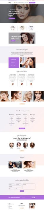 Muji | Beauty Shop & Spa Salon WordPress Theme - Image 3