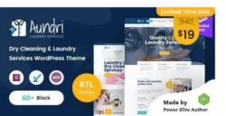 Aundri - Dry Cleaning Services WordPress Theme + RTL