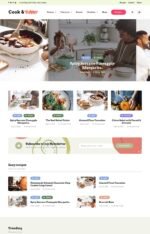 Cook&Meal - Food Blog & Recipe WordPress Theme