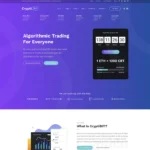 CryptiBIT - Technology, Cryptocurrency, ICO/IEO Landing Page WordPress theme