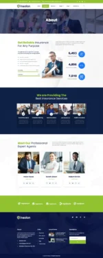 Insolan - Insurance Agency Elementor Template Kit