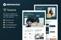 Notaria – Notary Public & Legal Services Elementor Template Kit