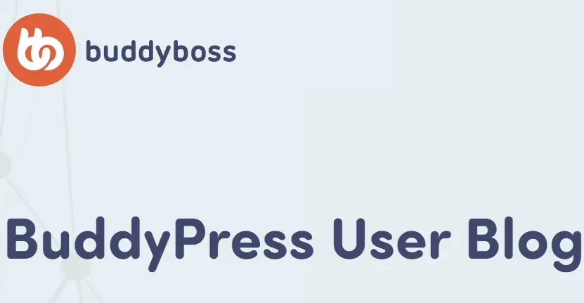 BuddyPress User Blog