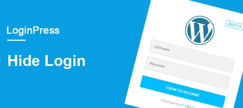 Hide Login Add-On - LoginPress