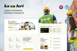 Kavaleri Logistic & Shipping Elementor Pro Template Kit