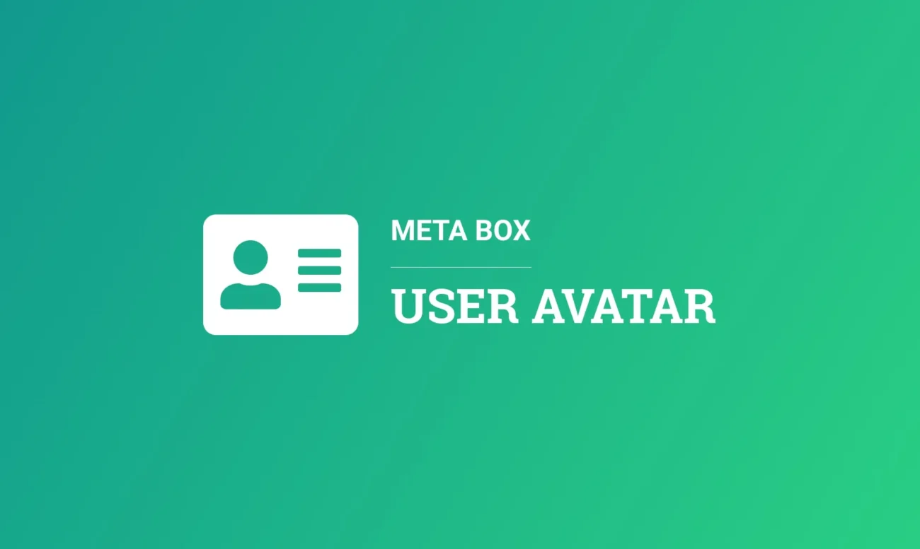 MB User Avatar - Meta Box