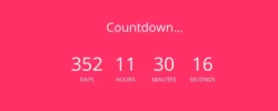 Countdown - Themify Builder Addon