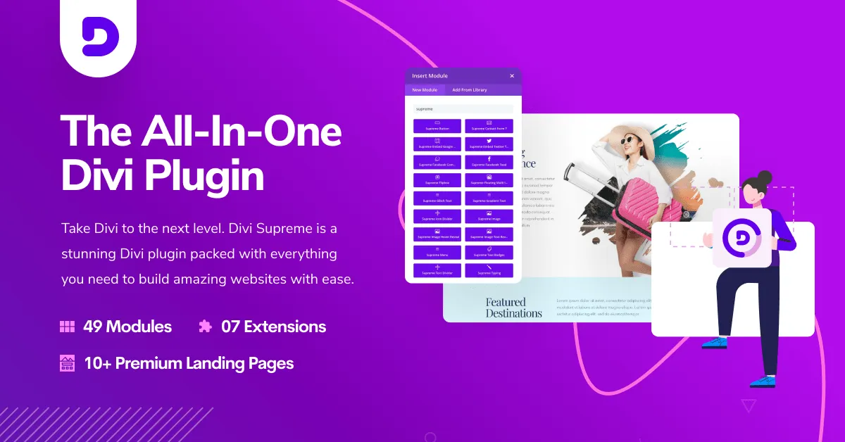Divi Supreme - Custom and creative Divi modules to help you build amazing websites