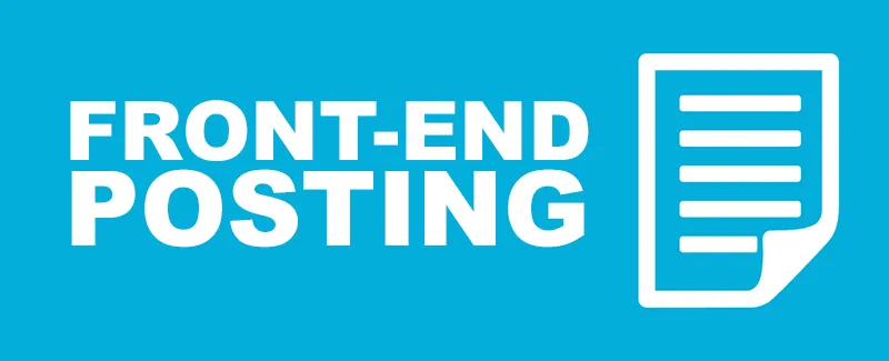 Front-End Posting - Ninja Forms