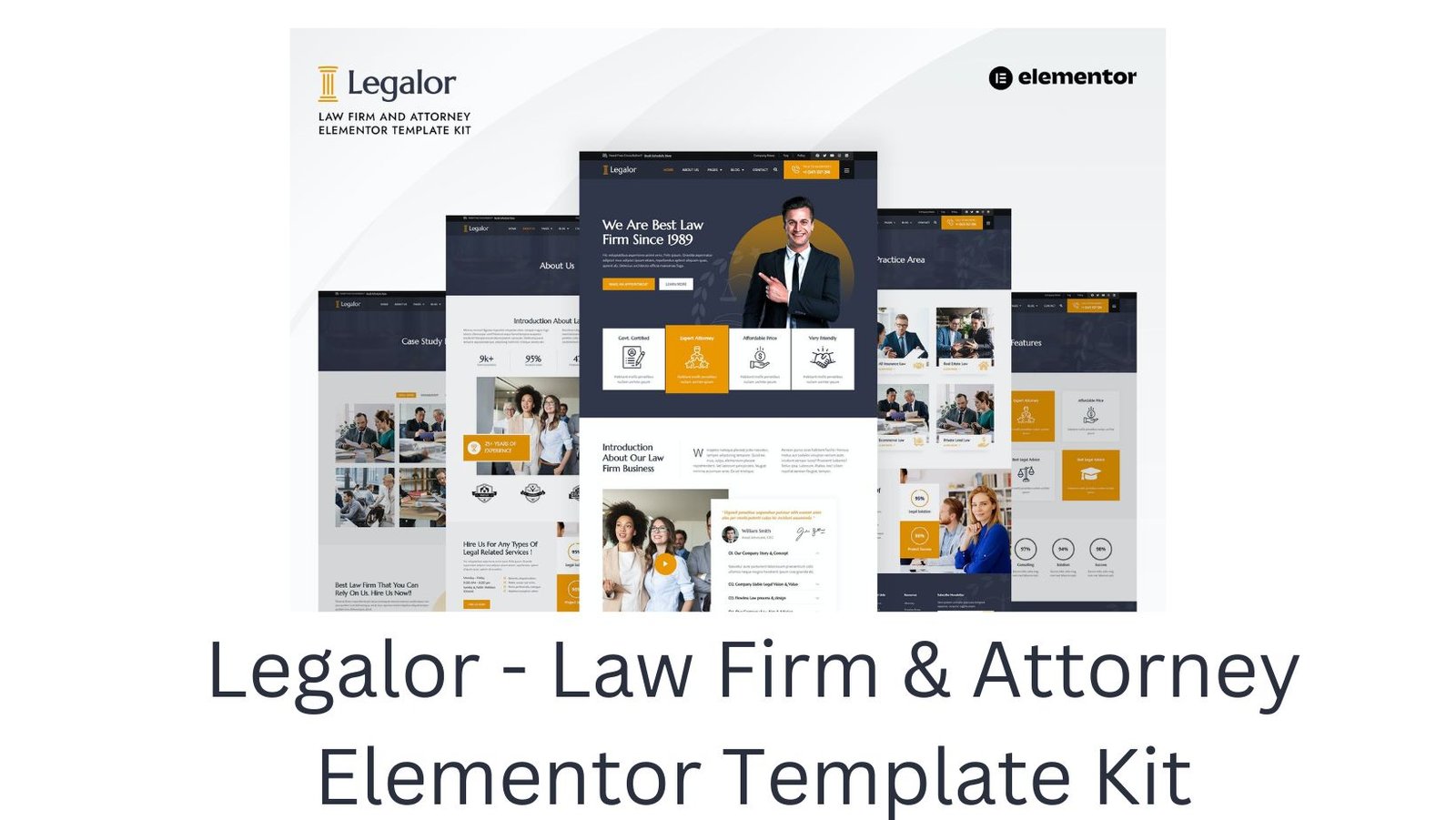 legalor Legalor - Law Firm & Attorney Elementor Template Kit