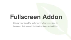 Fullscreen Addon - Envira Gallery