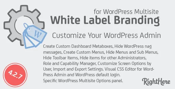 White Label Branding for WordPress Multisite