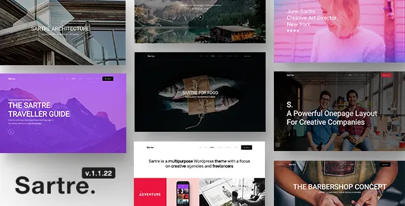 Sartre - Responsive Multipurpose WordPress Theme