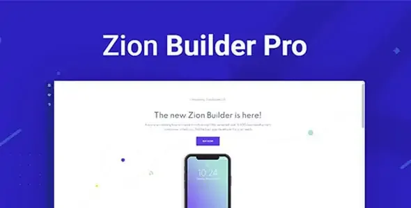Zion Builder Pro - The Fastest WordPress Page Builder