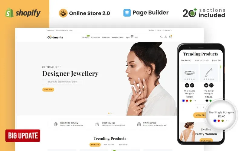 Goldments Jewellery Store Shopify Theme OS 2.0