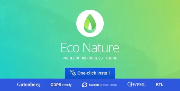 Eco Nature - Environment & Ecology WordPress Theme