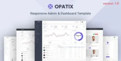 Opatix - Admin & Dashboard Template