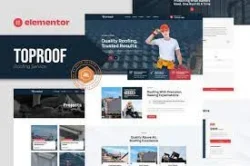 Toproof – Roofing Service Elementor Template Kit